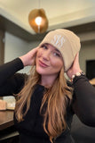 Khaki Long Beanie