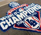 BACK-TO-BACK DODGERS WORLD SERIES RUG