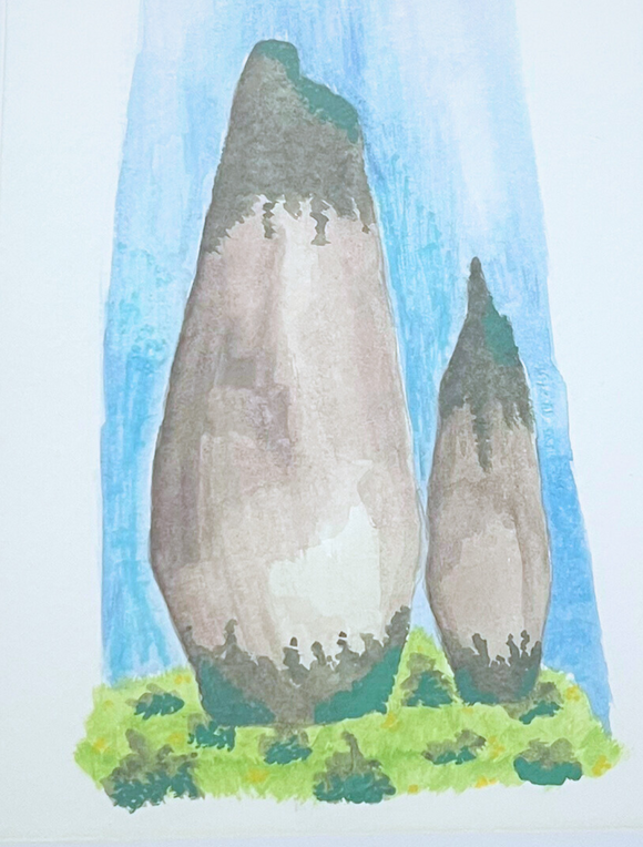 Mossy Sacred Stones by Amanda G.