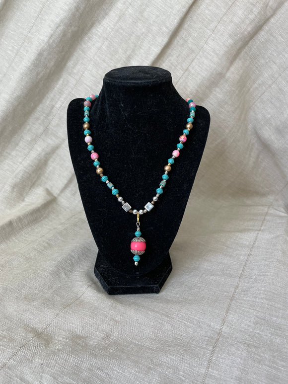 Pink Philippine Sunset Necklace