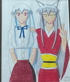 Ako and Ginko Drawing